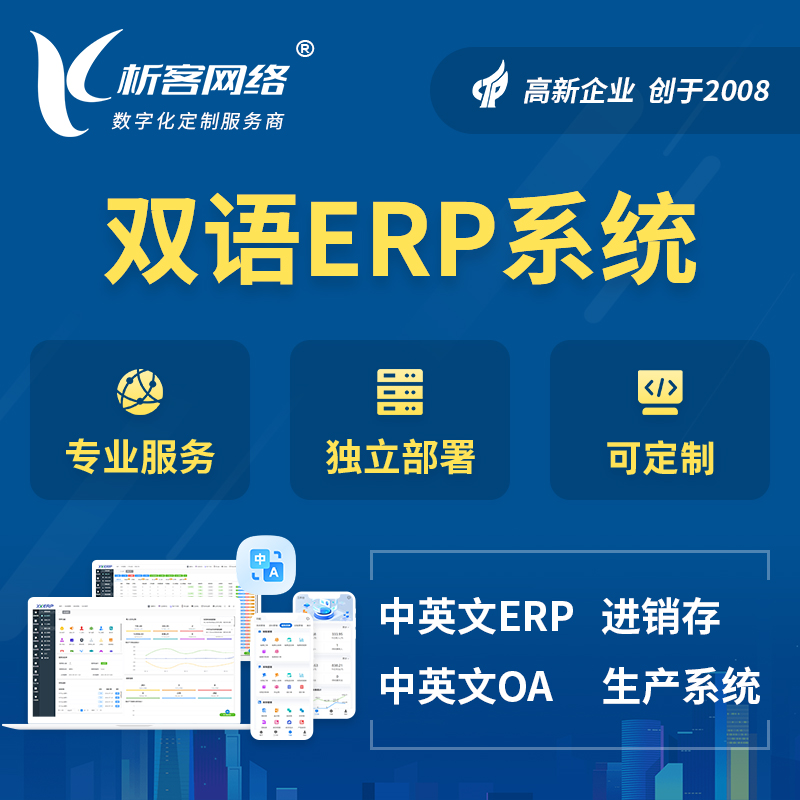 汕尾双语ERP系统